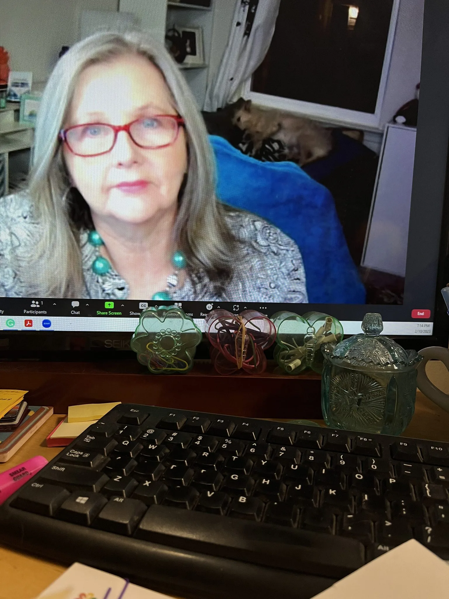 Virtual coaching and online communication session